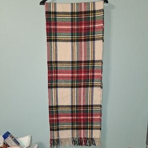 Dress Stewart Tartan Shawl, A Highlands Shawl, Merino Lambswool, Made in UK